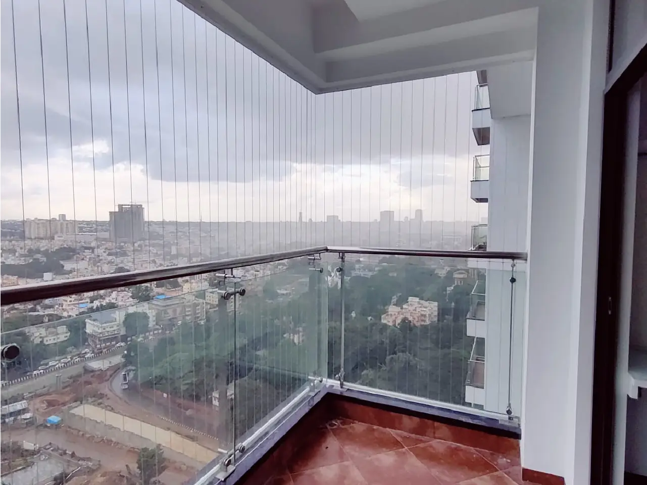 SS Balcony Invisible Grill Installers in Leo